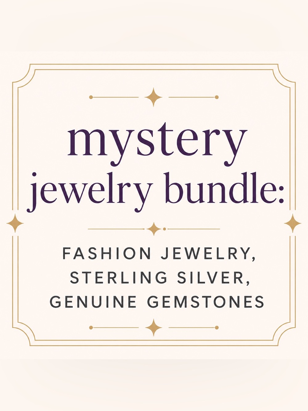 Mystery Jewelry Bundle - fashion jewelry, sterling silver, and genuine gemstones